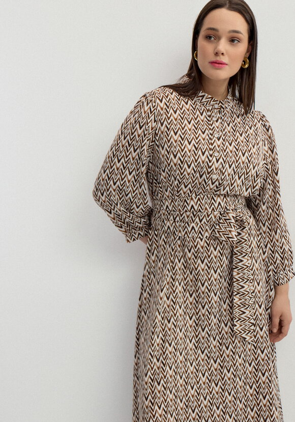 Платье свободного кроя с принтом Мирра шир.  580, рис. 8