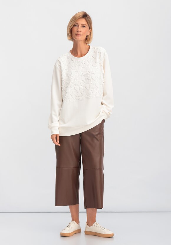 Свитшот с ажурным декором шир.  580, рис. 2