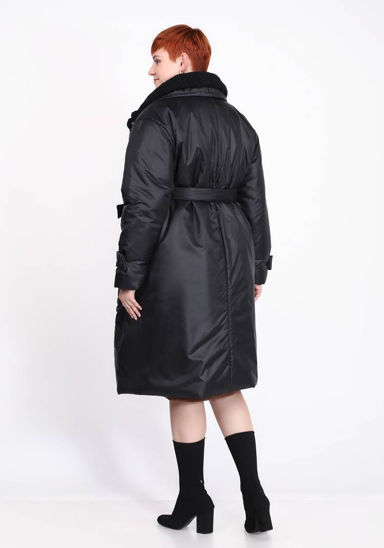 Пальто с меховым воротником шир.  750, рис. 6