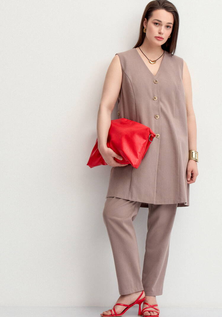 Жилет изо льна шир.  750, рис. 8