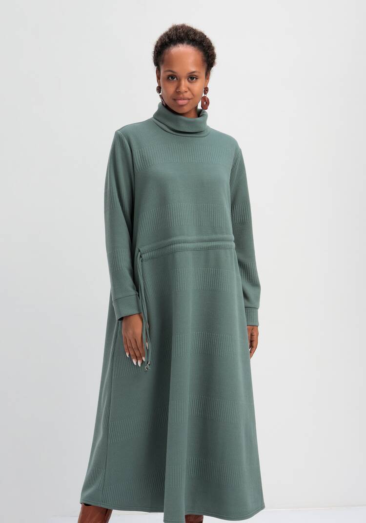 Платье из трикотажной ткани с кулиской шир.  750, рис. 10