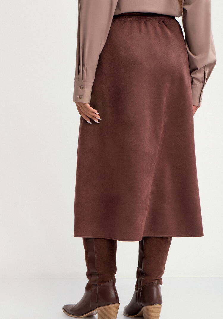 Юбка с конструктивными отстрочками шир.  750, рис. 11