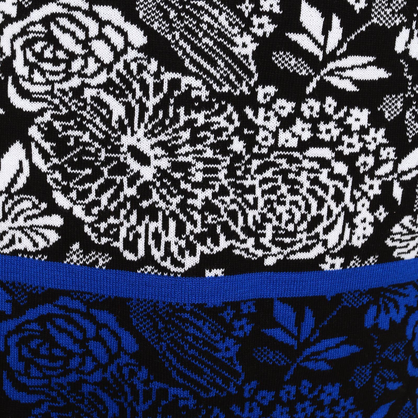 Платье-миди вязаное с рисунком VeraVo, размер 56, цвет голубой - фото 3