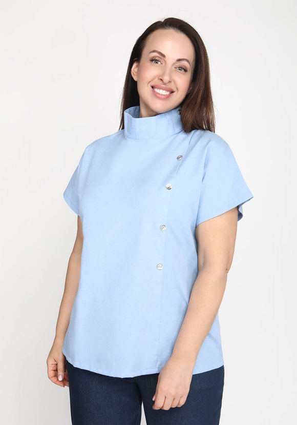 Топ с высоким воротом шир.  580, рис. 2