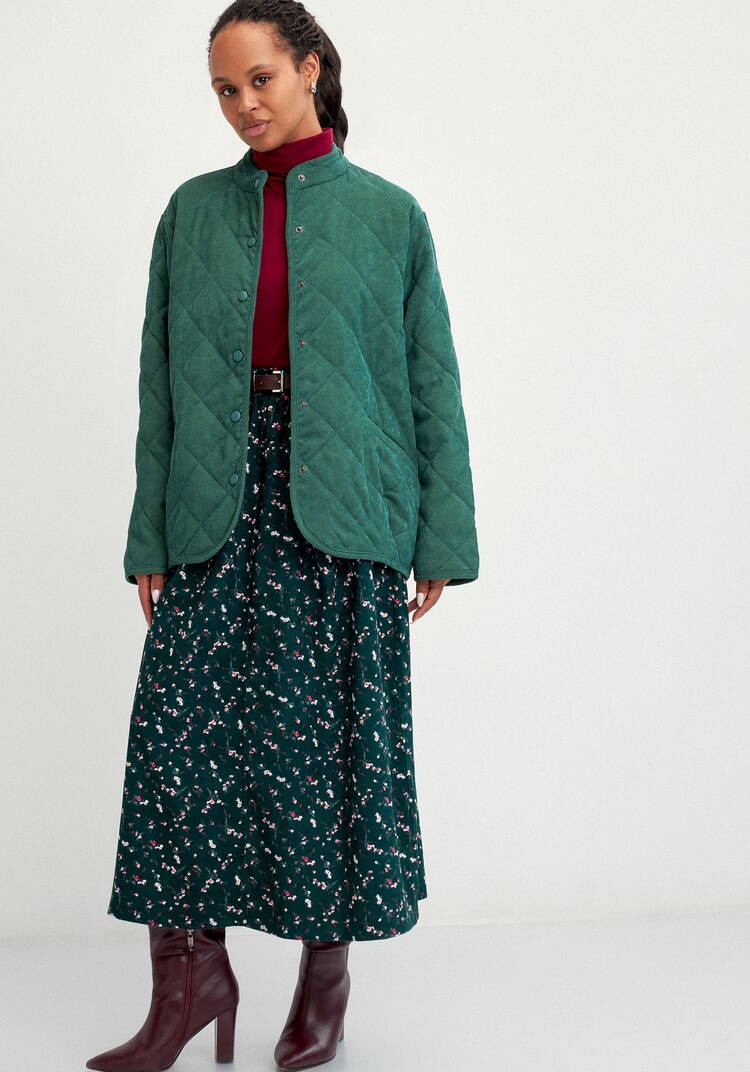 Жакет вельветовый с контрастным подкладом шир.  750, рис. 11