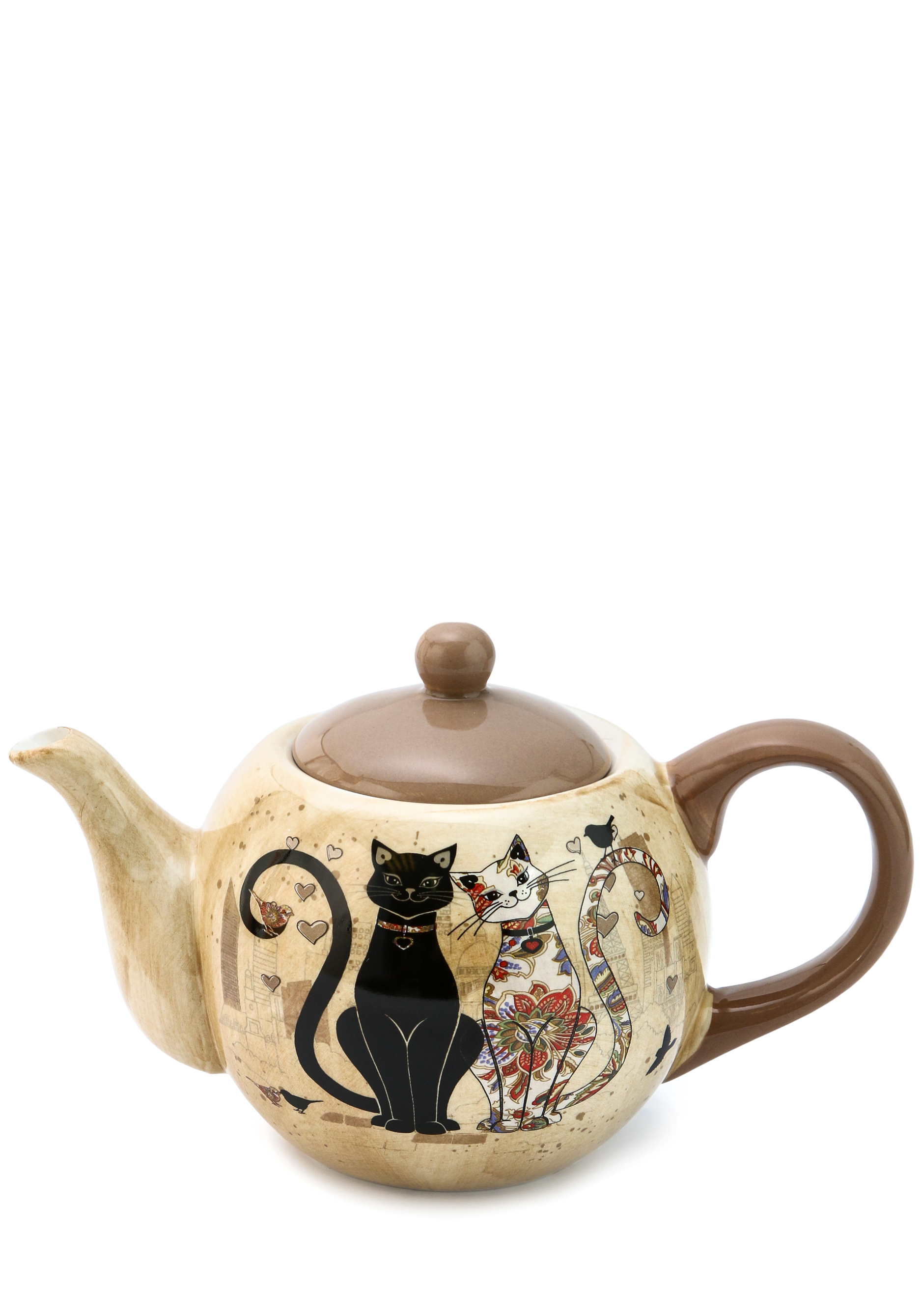 Чайник заварочный Влюбленные коты, 900 мл чайник заварочный 900 мл tudor tu1983