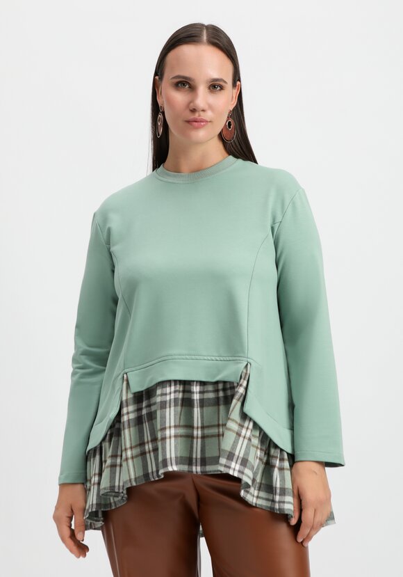 Туника многослойная свободного кроя шир.  580, рис. 4