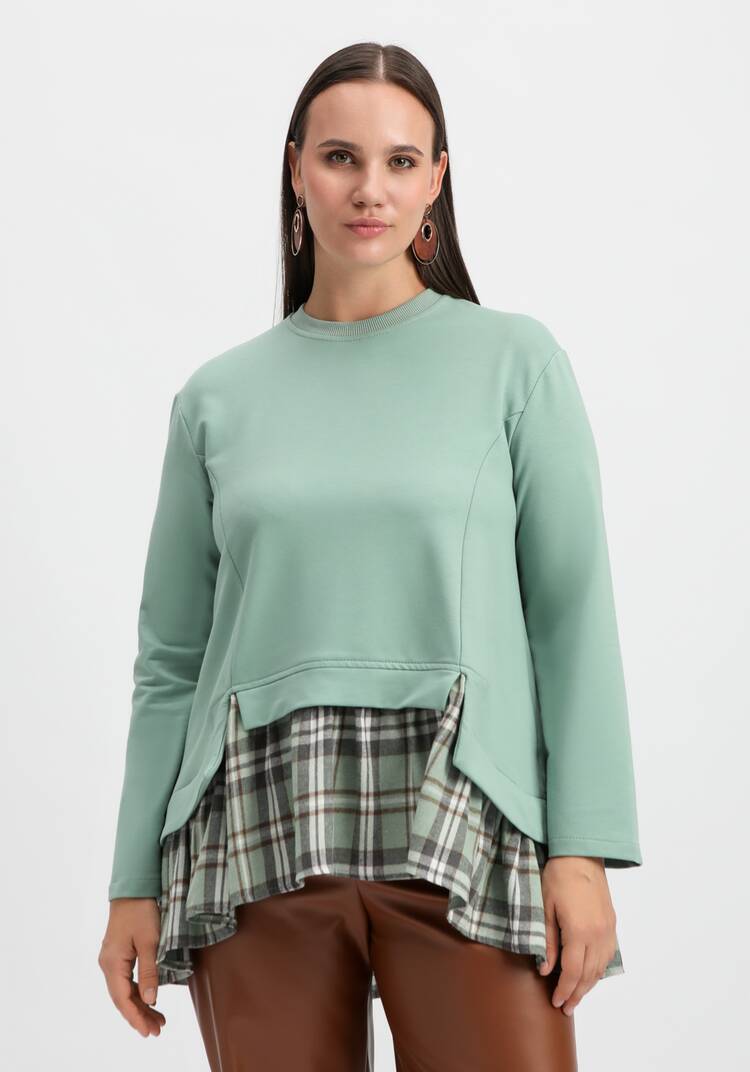 Туника многослойная свободного кроя шир.  750, рис. 4