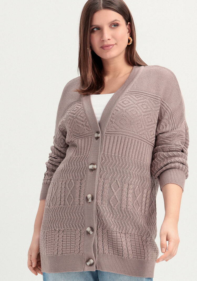 Кардиган с эклектичным узором шир.  750, рис. 10