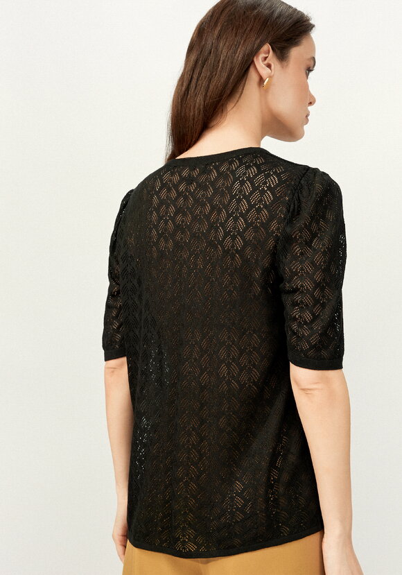 Джемпер с защипами на рукавах шир.  580, рис. 3