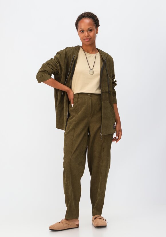 Брюки-бананы вельветовые с карманами шир.  580, рис. 7