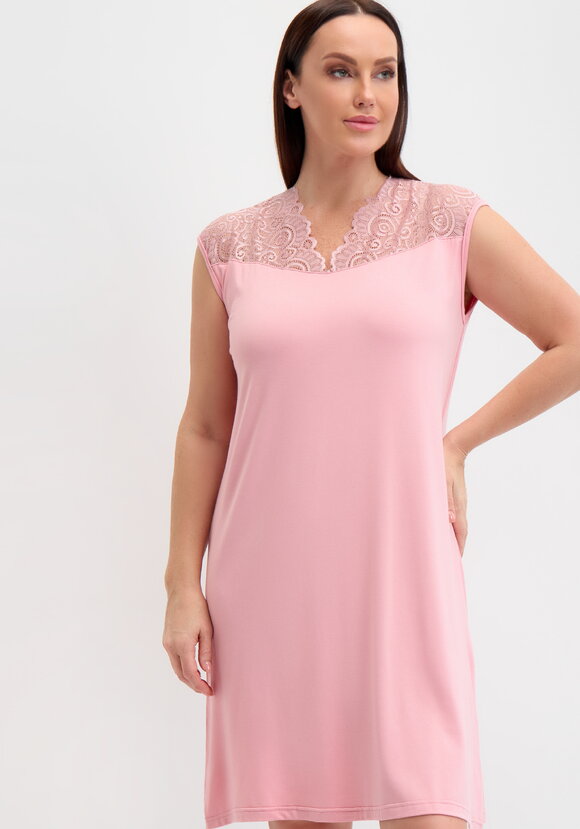 Сорочка из вискозы с кружевом шир.  580, рис. 7