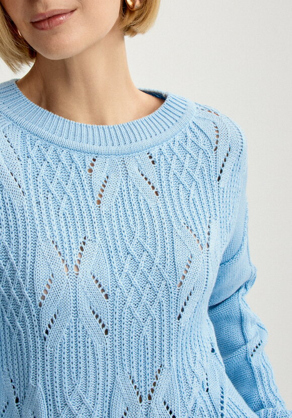 Джемпер ажурный на резинке шир.  580, рис. 12