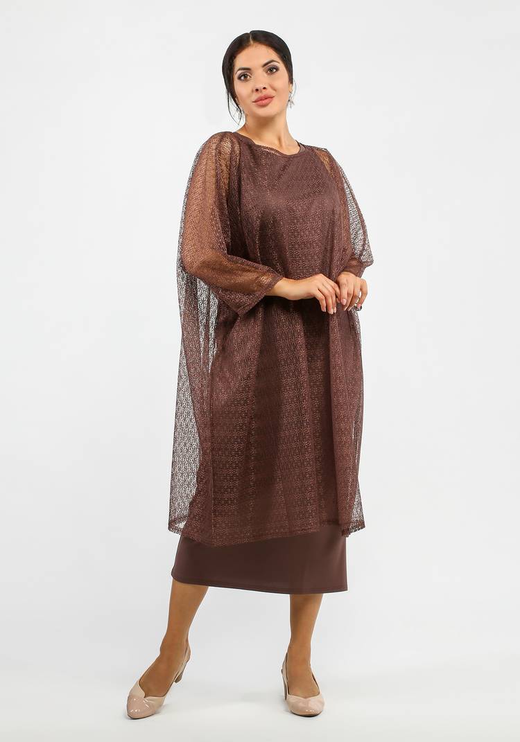 Комплект: платье и свободная накидка шир.  750, рис. 7