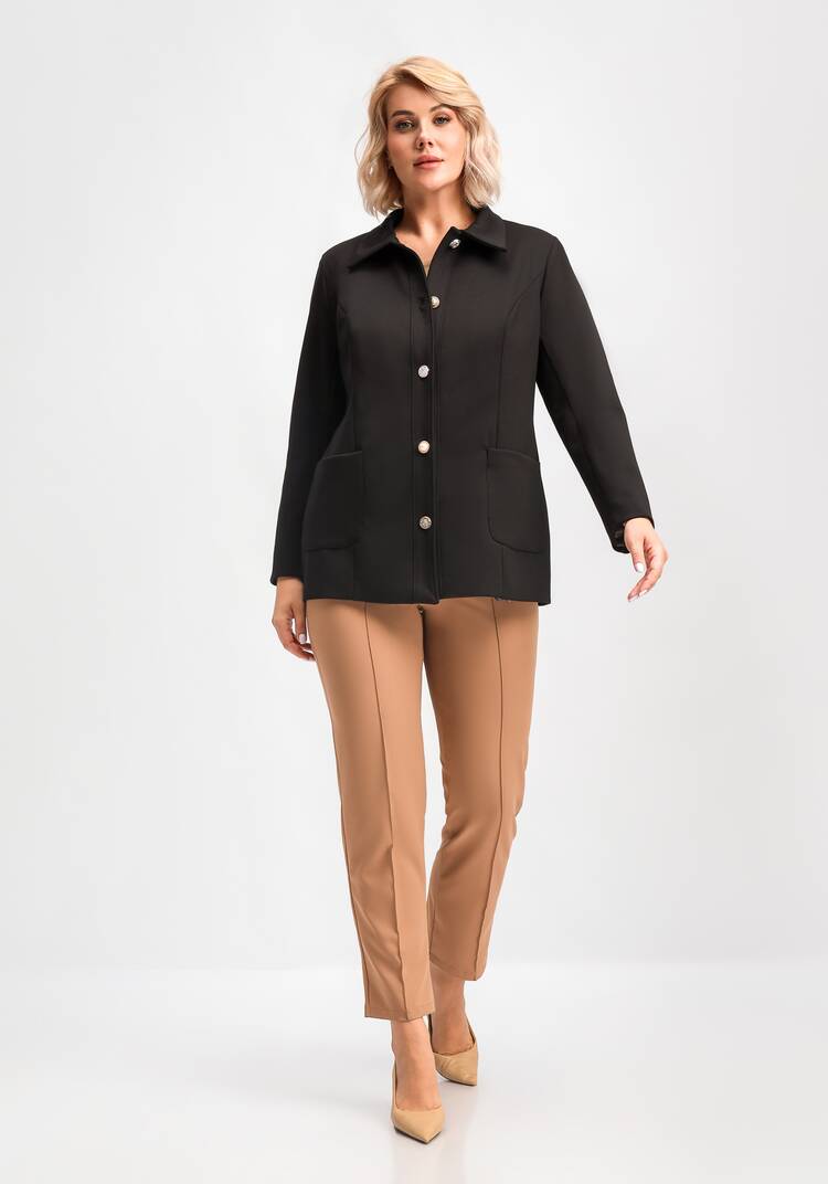 Пиджак с дизайнерскими пуговицами шир.  750, рис. 10