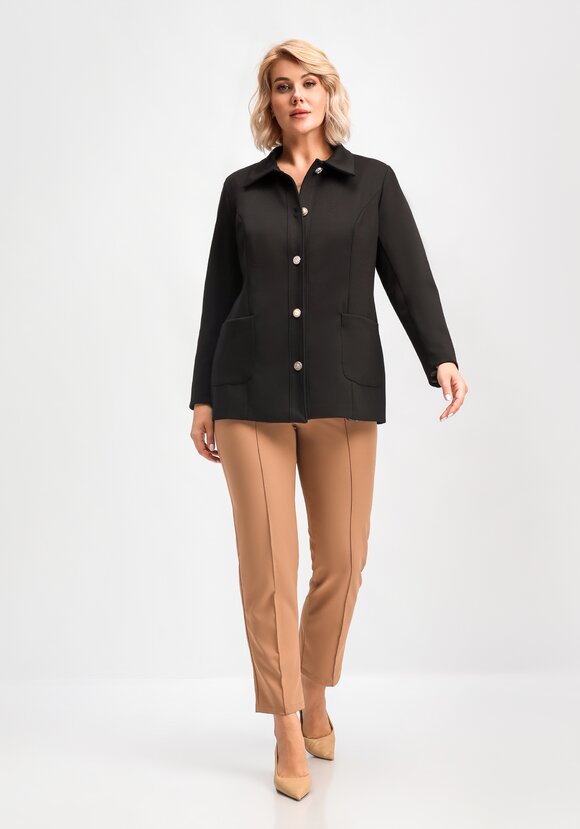 Пиджак с дизайнерскими пуговицами шир.  580, рис. 10