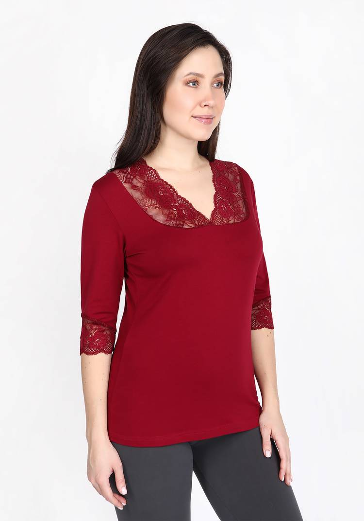 Майка с рукавом 3/4 Кармен шир.  750, рис. 11