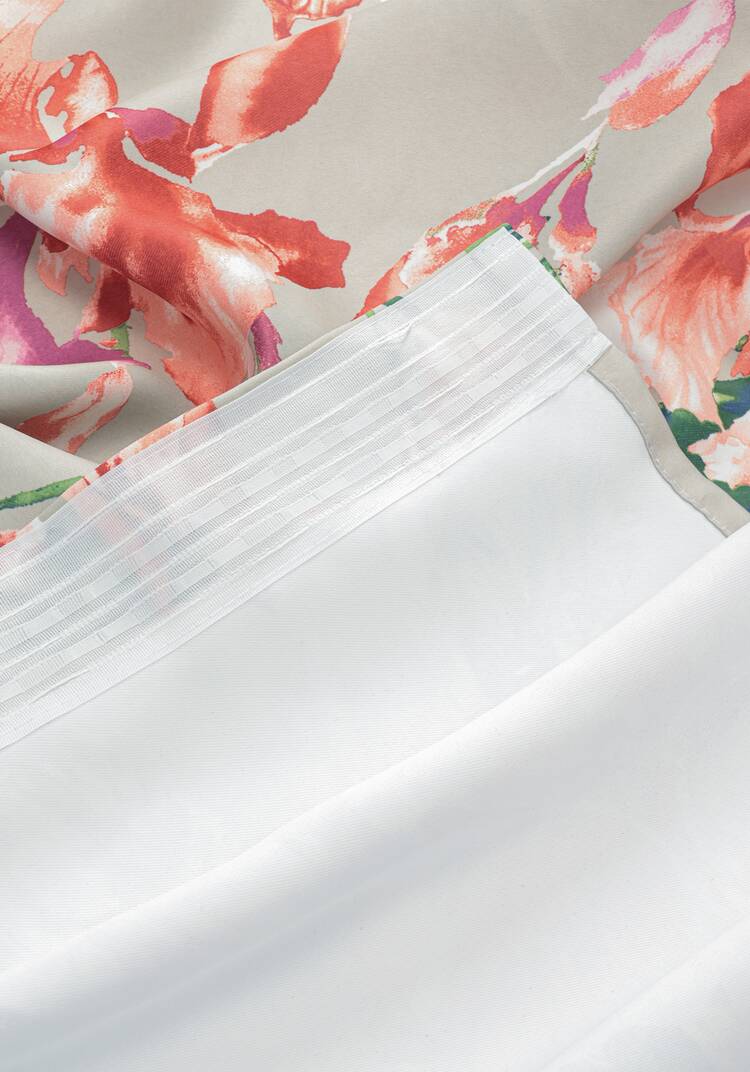 Портьера Акварельные ирисы шир.  750, рис. 15