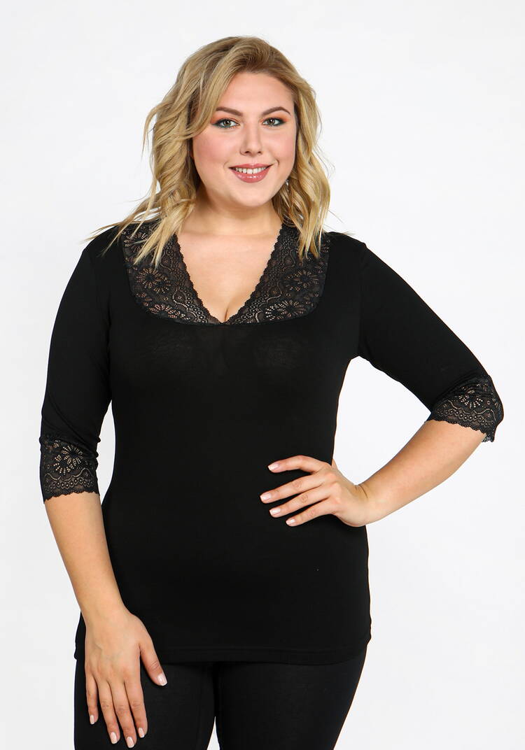 Майка с рукавом 3/4 Леди Кармен шир.  750, рис. 11