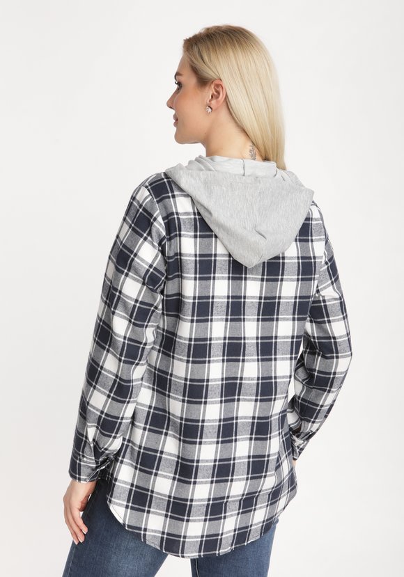 Рубашка в клетку Сюзанна шир.  580, рис. 10