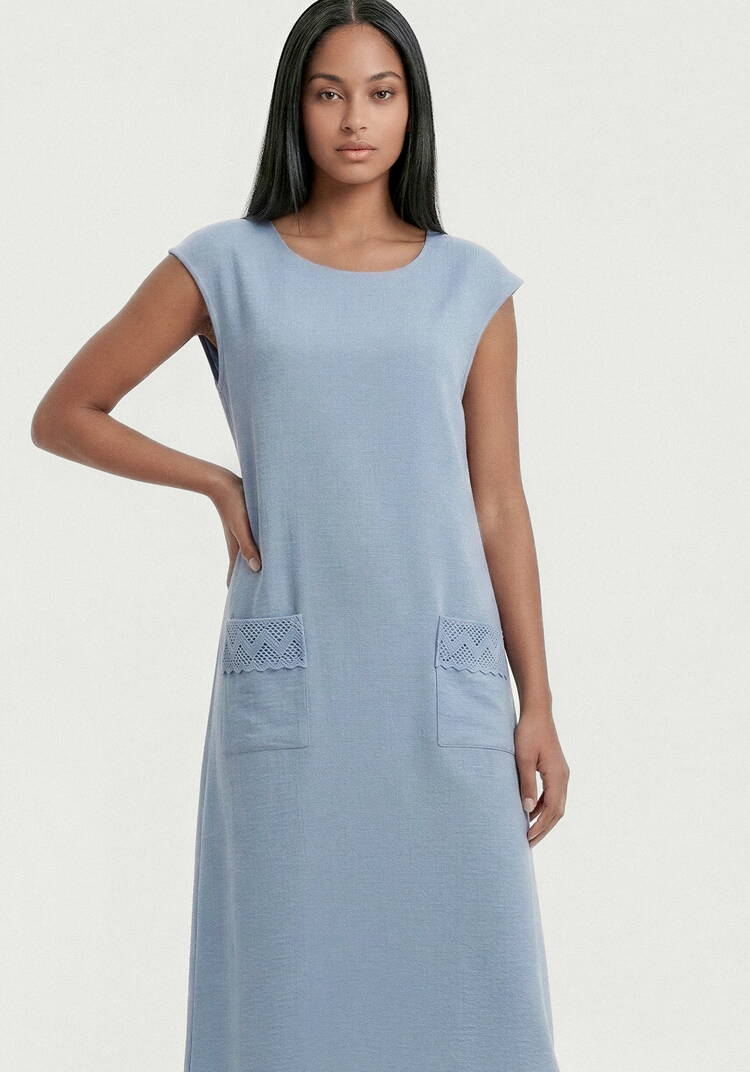 Сарафан изо льнаВ ритме лета шир.  750, рис. 2