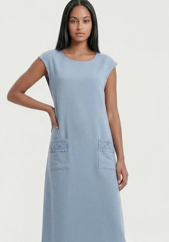 Сарафан изо льнаВ ритме лета шир.  580, рис. 2