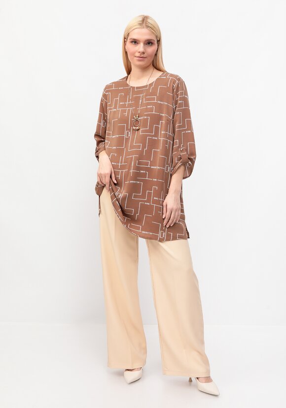 Туника с геометрическим дизайном Марта шир.  580, рис. 14