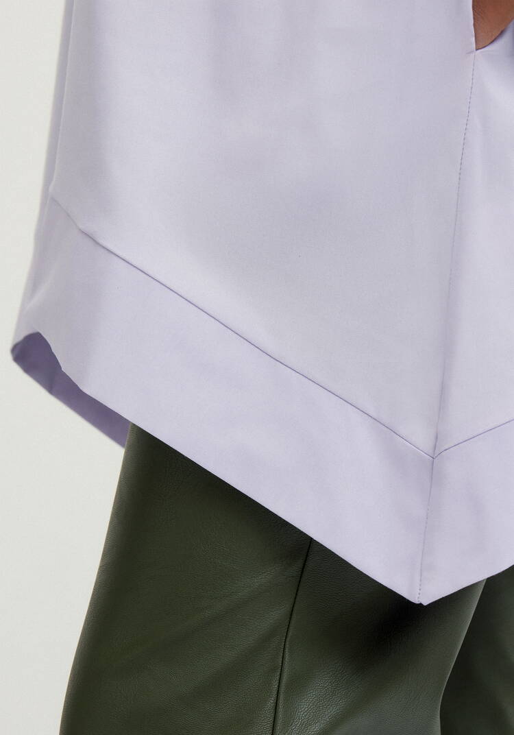 Рубашка с отложным воротом стойкой шир.  750, рис. 16