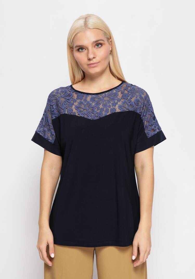 Блуза   с  кружевом шир.  750, рис. 4