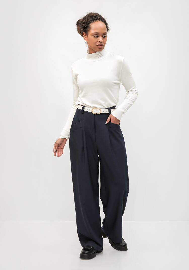 Брюки из натуральной смесовой ткани шир.  750, рис. 7