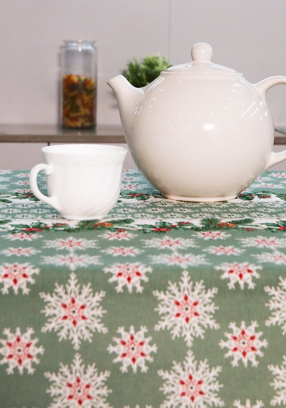 Скатерть с пропиткой Новогодняя шир.  580, рис. 3