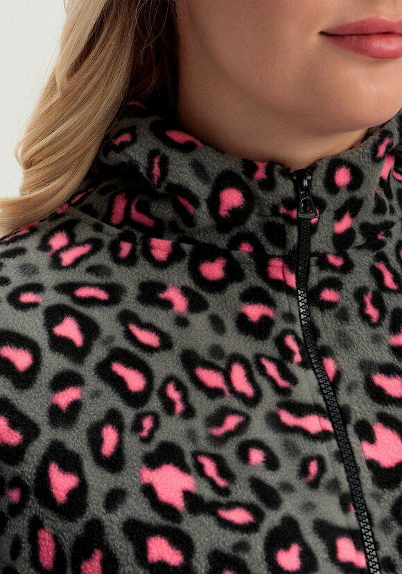 Толстовка из флиса с анималистичным принтом шир.  580, рис. 14