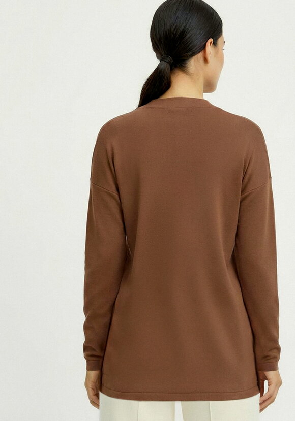 Кардиган на пуговицах утепленный шир.  580, рис. 11