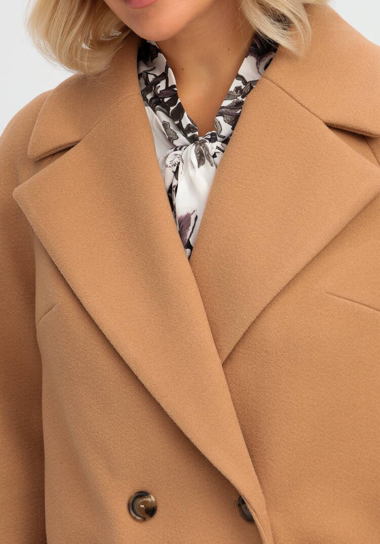 Пальто на подкладе однобортное шир.  750, рис. 17