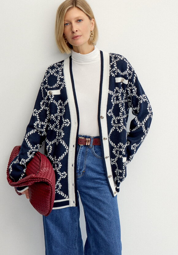 Кардиган женский удлиненный с карманами шир.  580, рис. 3