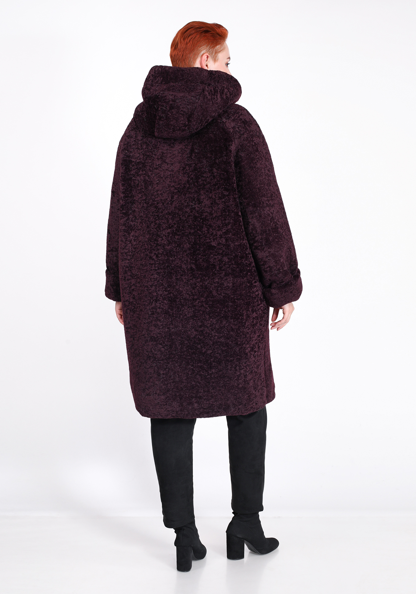 Пальто "Обыкновенное чудо" Lomara, размер 50, цвет черный - фото 6