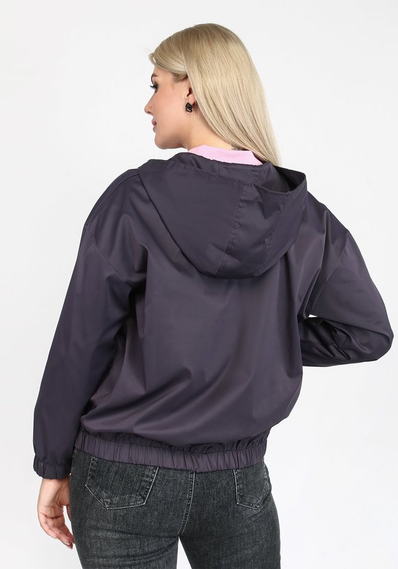 Ветровка с капюшоном на молнии шир.  580, рис. 4