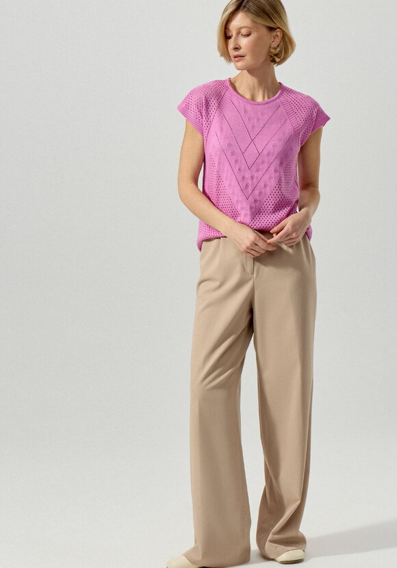 Футболка ажурная с графичным рисунком шир.  580, рис. 9