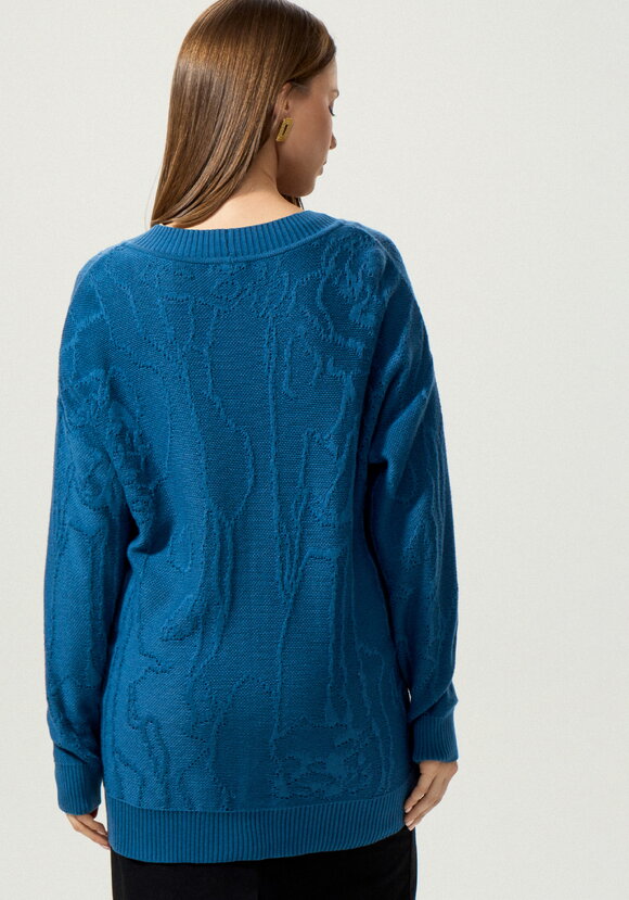 Кардиган удлиненный с абстрактным рисунком шир.  580, рис. 19