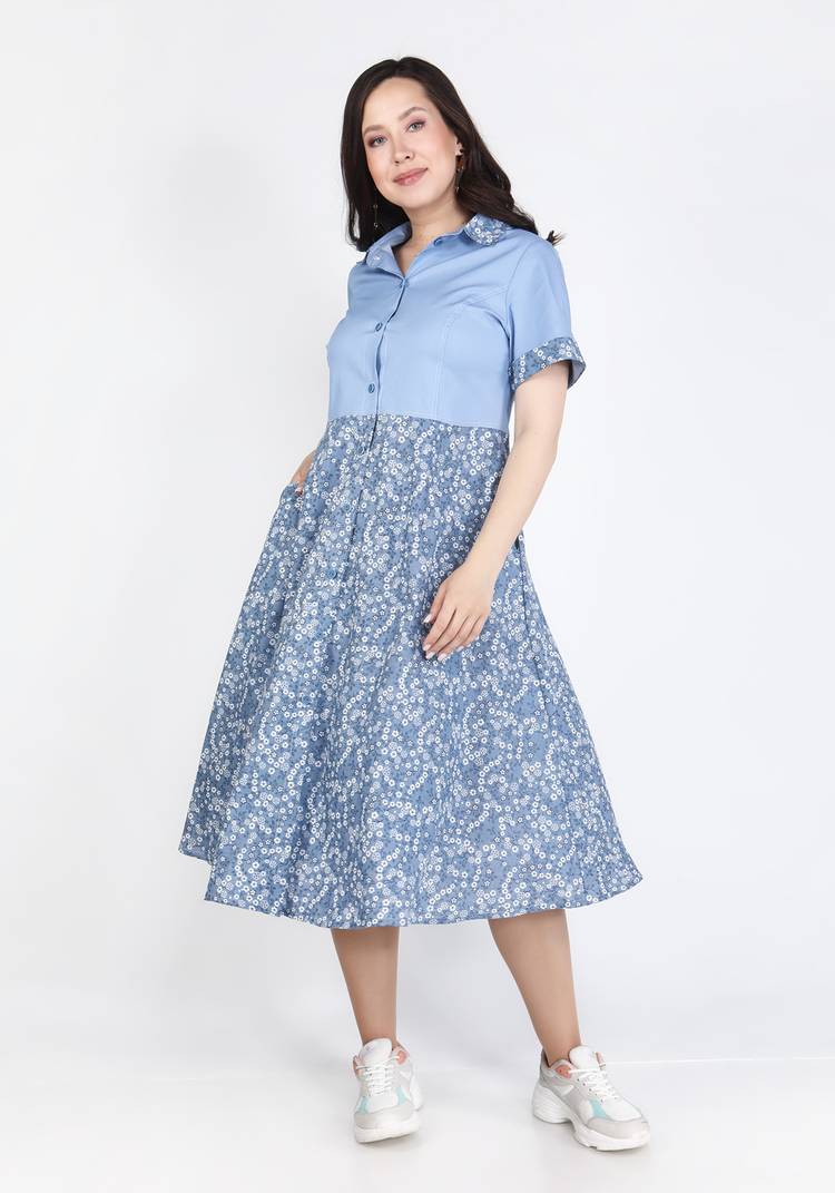 Платье в стиле сафари шир.  750, рис. 3