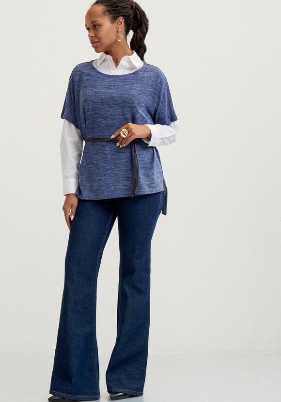 Жилет с ассиметричным низом шир.  580, рис. 20