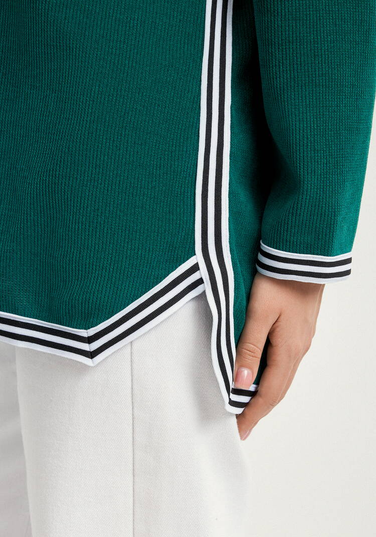 Джемпер с V-образным вырезом горловины шир.  750, рис. 14