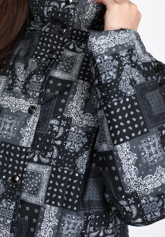 Куртка Оригинальный принт шир.  580, рис. 6