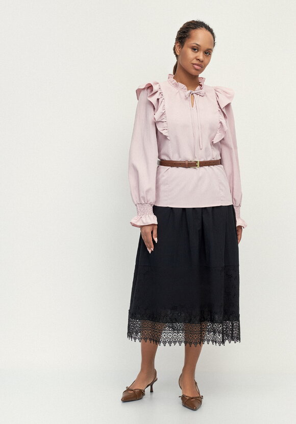 Юбка с кружевом Мишель шир.  580, рис. 15