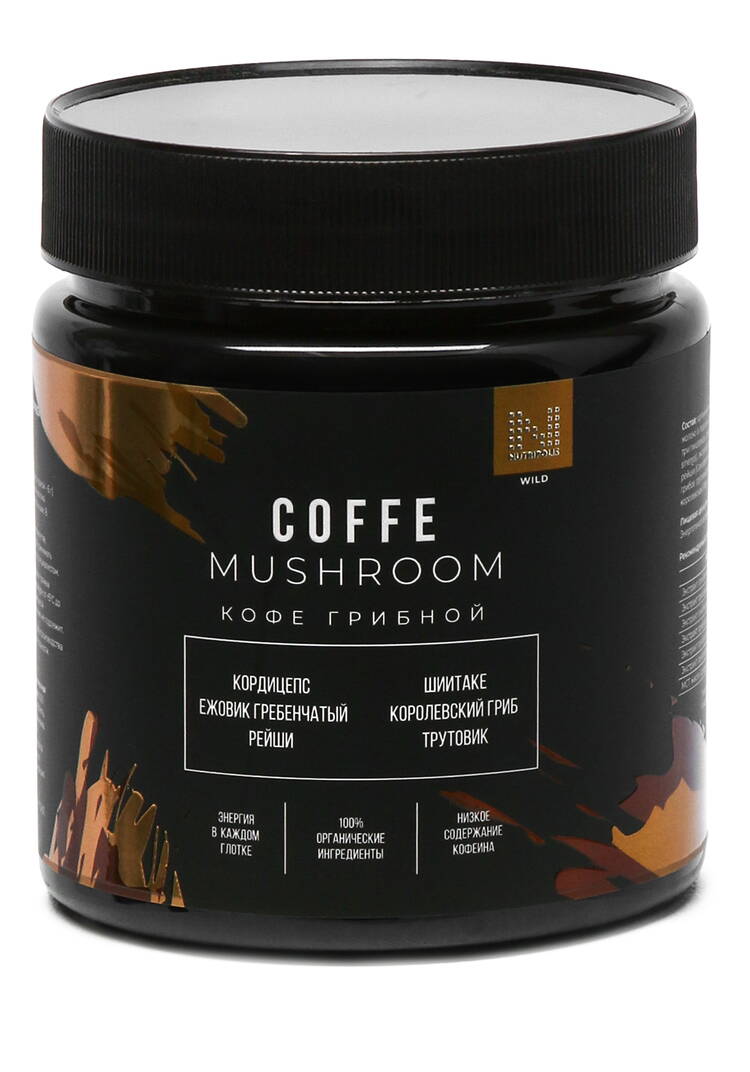 Напиток растворимый Грибной кофе шир.  750, рис. 1