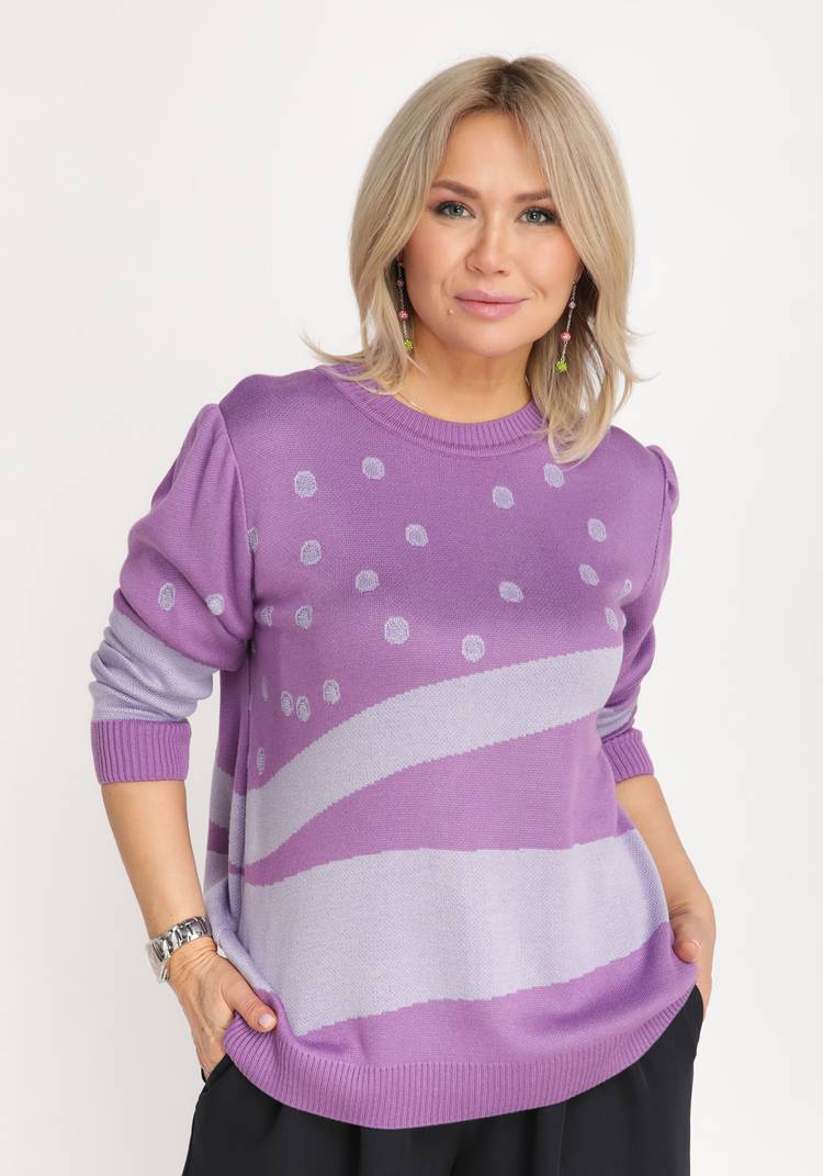 Джемпер прямого кроя с рукавами буф шир.  750, рис. 9