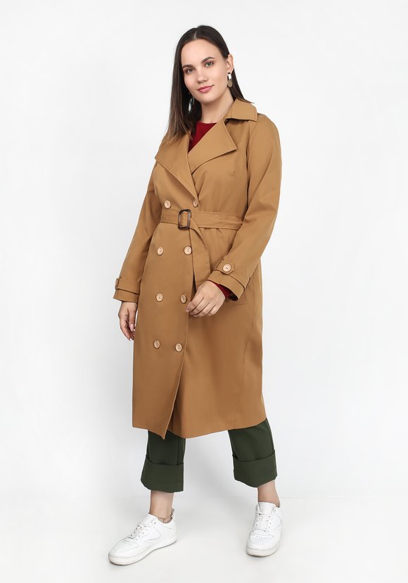 Плащ-тренчкот двубортный шир.  580, рис. 9