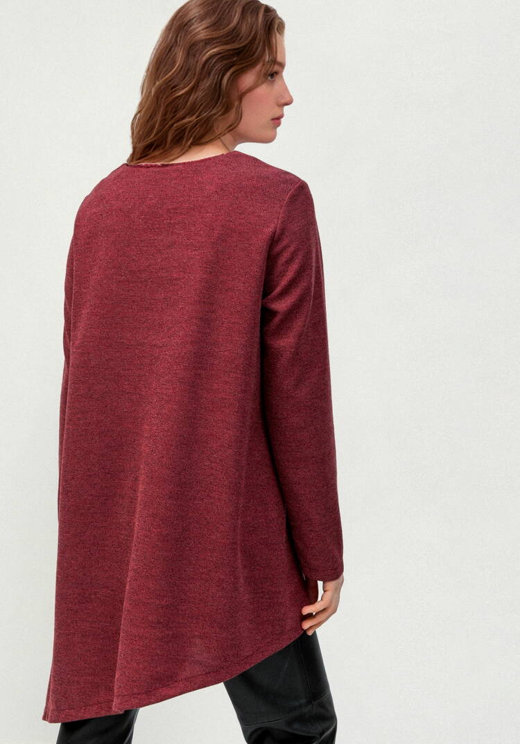 Туника с V-образным вырезом и косым низом шир.  750, рис. 10