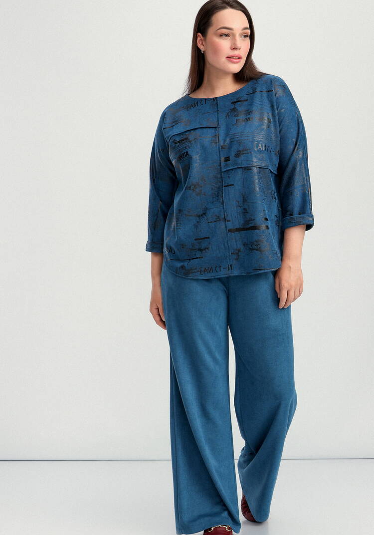 Костюм свободного кроя шир.  750, рис. 11