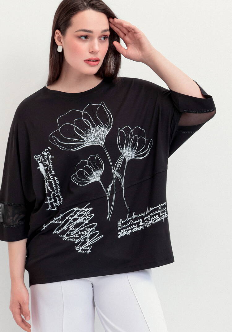 Блуза Марьям шир.  750, рис. 8